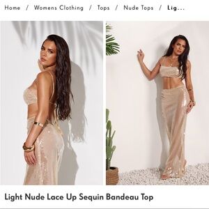 Pretty little things - sequin set